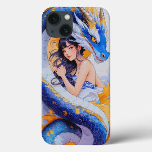 Fantasy Girl & Blue Dragon capas de iphone