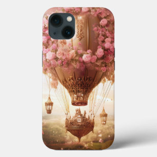 Fantasy Hot Air Balloon Rosa Dourado