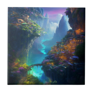 Fantasy Landscape Colorir Surreal