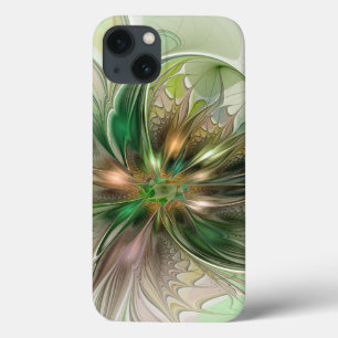 Fantasy Moderna Abstrato, Flor Fractal Colorida