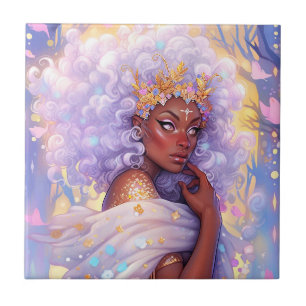 Fantasy Mulher Afro-Americana Art