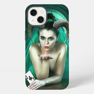 Fantasy Mulher Jogando Poker Case-Mate capas de ip