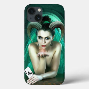 Fantasy Mulher Jogando Poker Case-Mate capas de ip