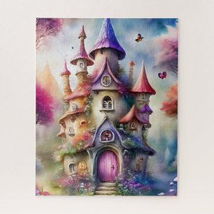 Fantasy Mushroom House Quebra-cabeça