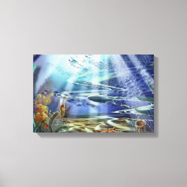 Fantasy Ocean Floor Canvas (Frente)