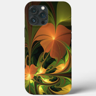 Fantasy Plant Abstrato Green Rust Brown Fractal