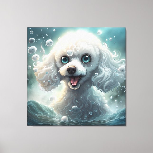 Fantasy Poodle - Canvas Premium (Gloss) (Frente)