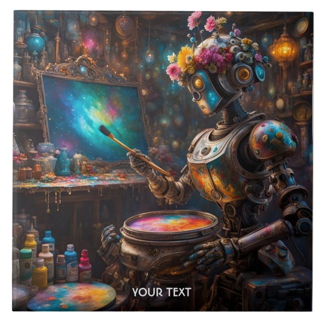 Fantasy - Robô Gelado Com Pincel (Frente)