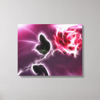 Fantasy Rosa Rosa Rosa Canvas Floral