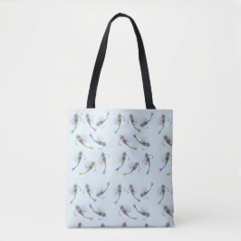 Fantasy Seahorse Tote Bag - Blue