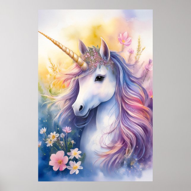 Fantasy Unicorn Poster (Frente)