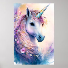 Fantasy Unicorn Poster