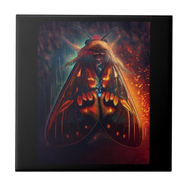 Fantasy Version Of A Clown Face Tiger Moth (Frente)