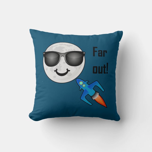Far Out Design - Almofada 16" x 16" (Frente)