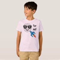 Far Out Design - Camiseta Básica Infantil