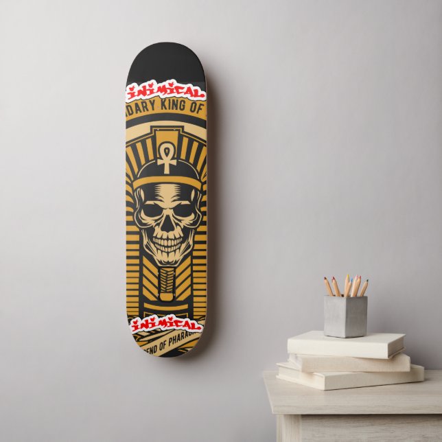 Faraó Inimigo Rei Skateboard (Arte de parede)