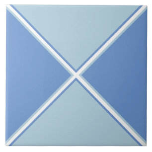 Farinha de milho e cruz de diamante azul claro e b