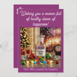 Farmácia Enfermeira Cartão de Anos novos Médicos d