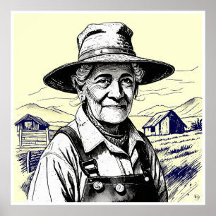 Farmer - Impressão de Arte Arquivada