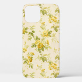 Farmhouse Amarelo-Ouro bonito Floral