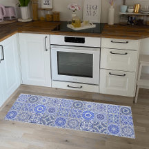 Farmhouse Blue White Azulejos Vintage