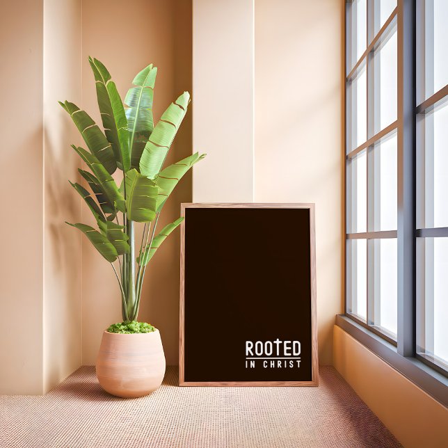 Farmhouse Brown Christian Cacote Poster (Criador carregado)