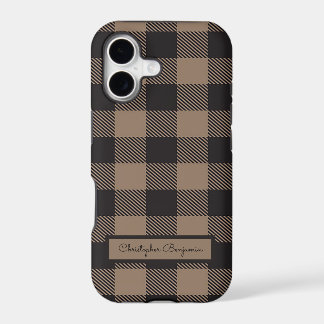 Farmhouse da Xadrez de Buffalo, de Gingham Black B
