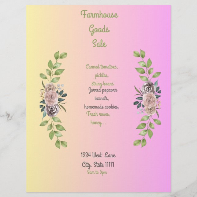 Farmhouse Flyer (Frente)