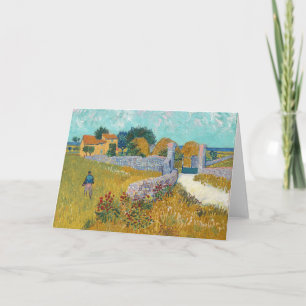 Farmhouse in Provence, Van Gogh, Cartões de agrade