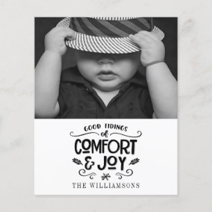 Farmhouse moderno Cartão de Orçamento Preto e Br