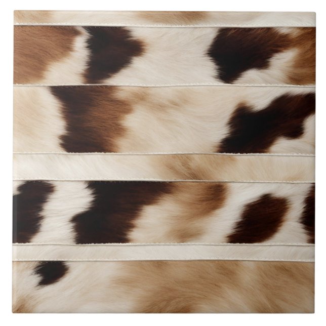 Farmhouse Russo Cowboy País Ocidental Cowhide (Frente)