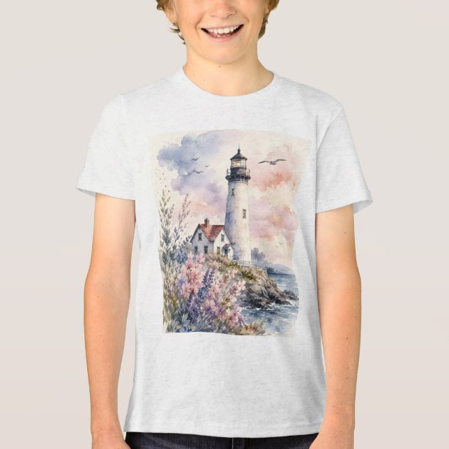 Faro Pintado com Aquarela (Frente)