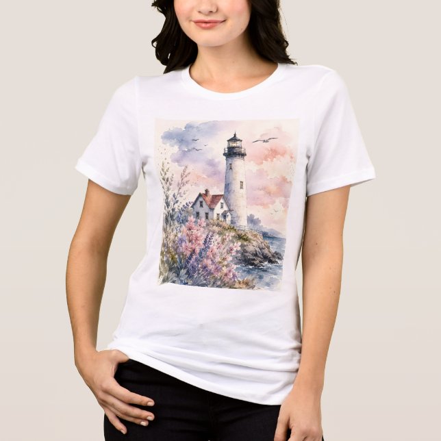 Faro Pintado com Aquarela (Frente)