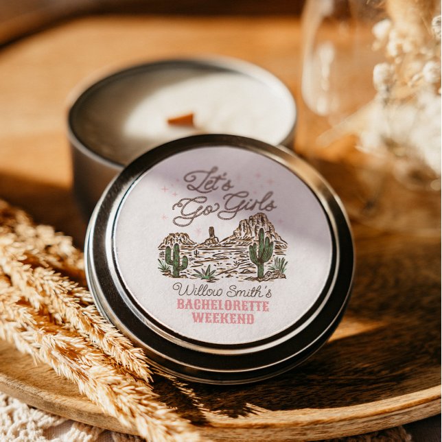 Faroeste Bachelorette Vamos Lá Garotas Adesivos (Criador carregado)