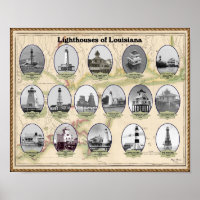 Faróis da Poster da Louisiana