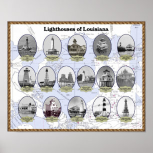 Faróis do poster de Louisiana
