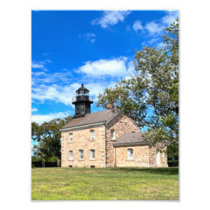 Farol antigo de campo, Impressão de fotografia de
