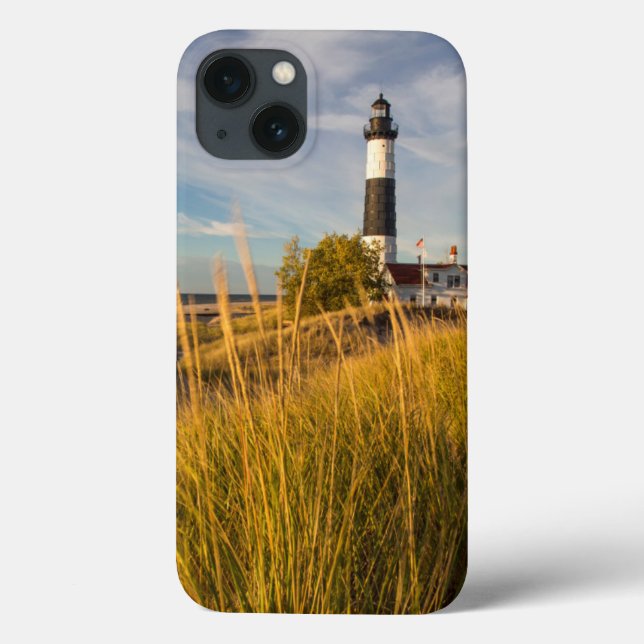 Farol Big Sable Point no Lago Michigan (Verso)
