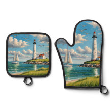 Farol Branco Com Navio De Navegação