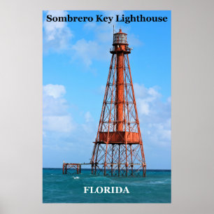 Farol chave do Sombrero, poster de Florida