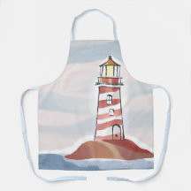 Farol Clássico | Aquarela de Água Costeira Oceânic