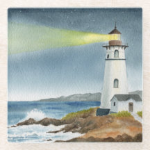 Farol Costeiro com Feixe de Luz