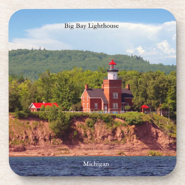 Farol da Baía Grande da porta copos de água (Frente)