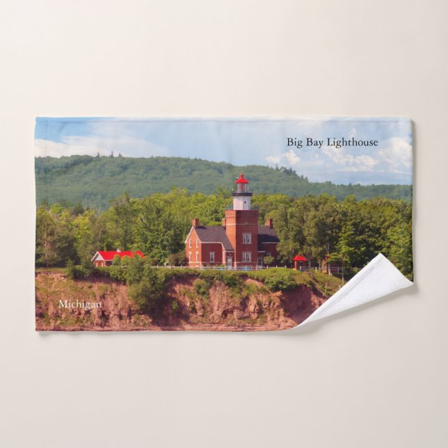 Farol da Baía Grande do conjunto de toalhas de águ (Toalha de mão)