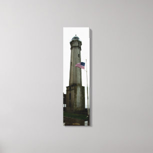 Farol da Ilha de Alcatraz e Canvas vertical do sin