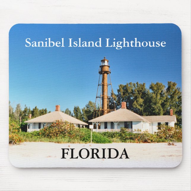 Farol da ilha de Sanibel, Florida Mousepad (Frente)