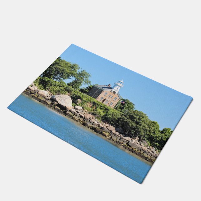 Farol da Ilha do Capitão excelente, tapete de port (Inclinado)