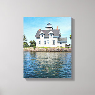 Farol das ilhas da irmã, impressão das canvas de
