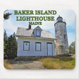 Farol de Baker Island, Maine Mousepad
