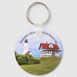 Farol de Bakers Island, Massachusetts Chaveiro